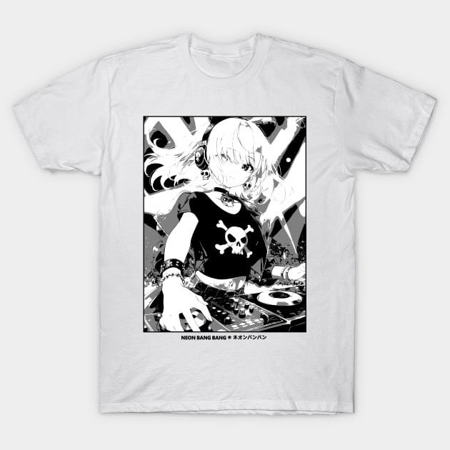 Japanese Anime Streetwear - DJ T-Shirt by Neon Bang Bang